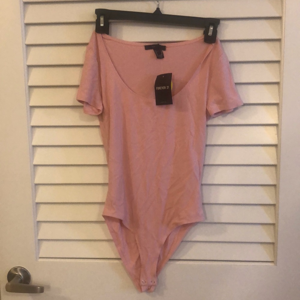 Forever21 Pink Bodysuit - never worn